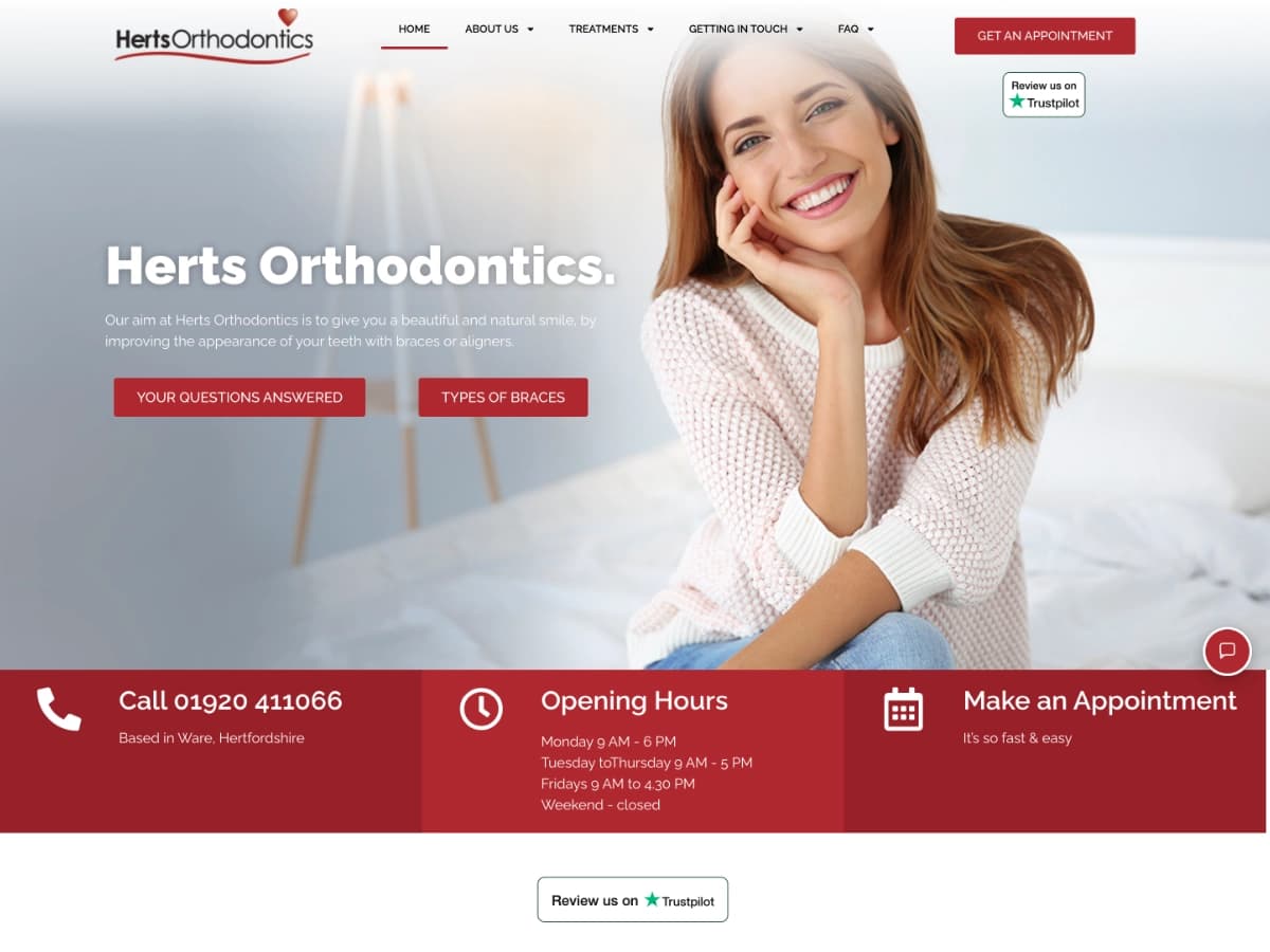Herts Orthodontics project thumbnail